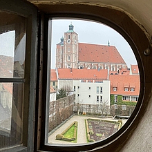 Blick vom Dachboden auf das Münster (Foto: Johnna Mögn)
