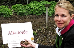 Sigrid Billig bei der Themenführung