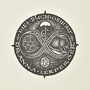 Exlibris von Dr. Anna Lerperger (Foto: Daniela Hahn)