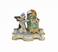 Porzellanfigur "Klistierszene" (Foto: Theresa Fehlner)