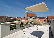 Arbeiten am Dachgeschoss 2015 (Foto Marcus Ebener)