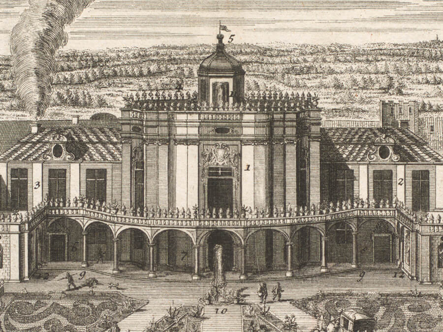 Kupferstich „Hortus Academico-Medicus” von Simon Thaddaeus Sondermayr (Zentrum Stadtgeschichte Ingolstadt)