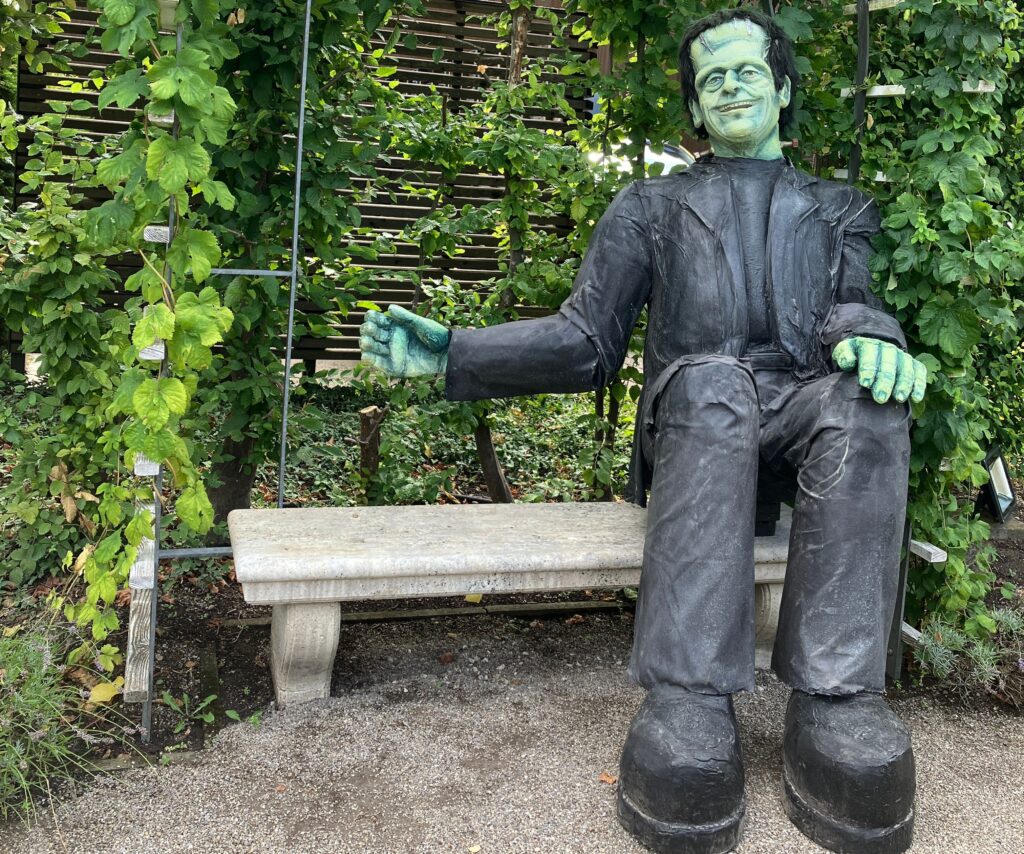 Fotopoint Frankenstein im Anatomiegarten des DMM